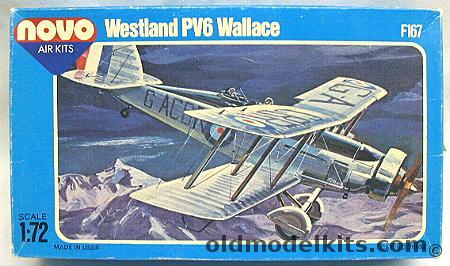 Novo 1/72 Westland PV6 Wallace (ex-Frog) - (PV-6), F167 plastic model kit